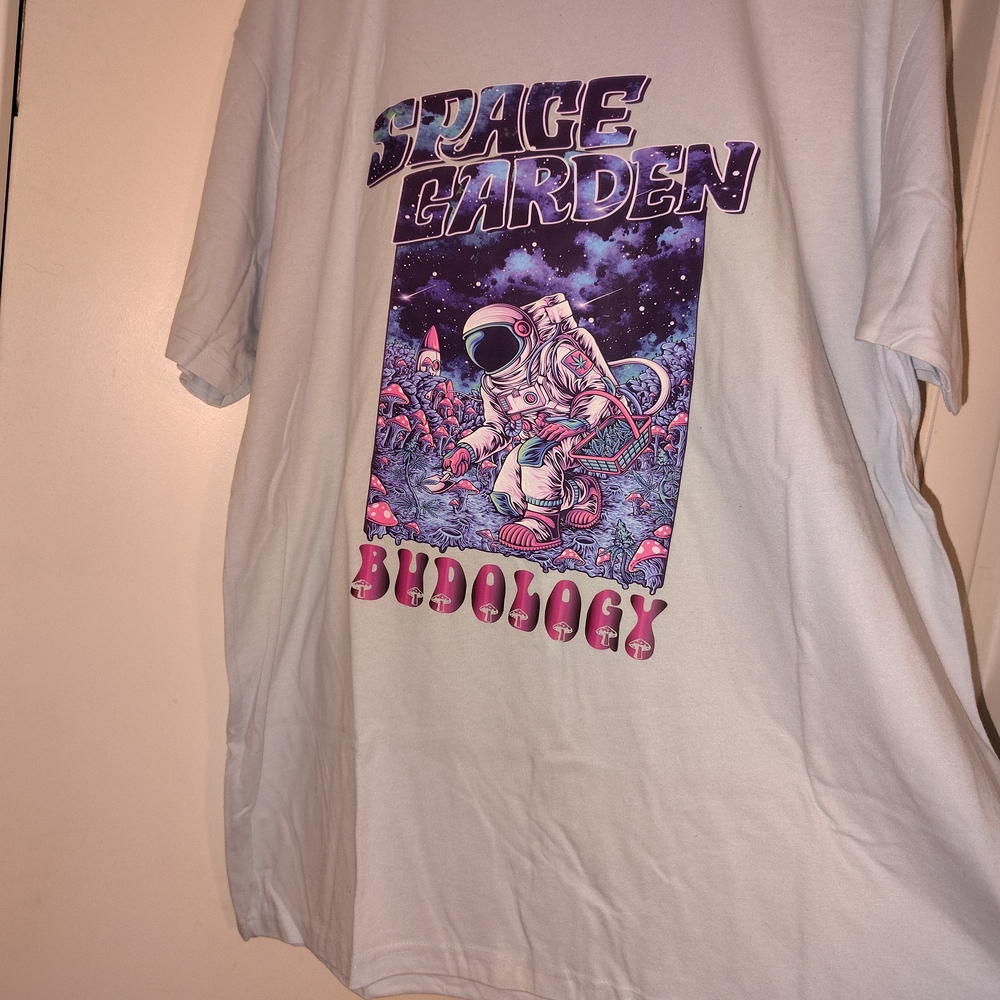 Space Garden Astronaut Graphic T-Shirt